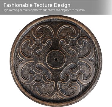 Yaheetech Umbrella Stand Balcony Umbrella Stand Market Umbrella Stand Umbrella Base Umbrella Stand for Umbrella Poles up to 38 mm / 48 mm, Bronze