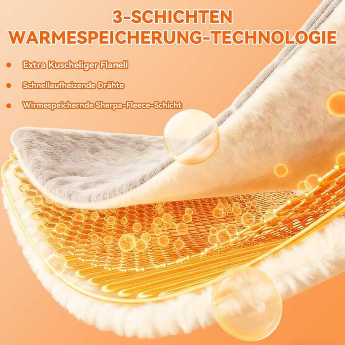 Електрична гріюча ковдра Warmfay з автоматичним вимкненням, 180 × 130 см, штучне хутро, теплий фліс, 8 режимів нагріву, таймер 1-12 годин, пральна, м'яка ковдра для ліжка та дивана - кольору абрикос