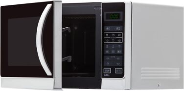 Мікрохвильова піч Sharp R742WW 2-в-1 з грилем, 25 л, 900 Вт, білий