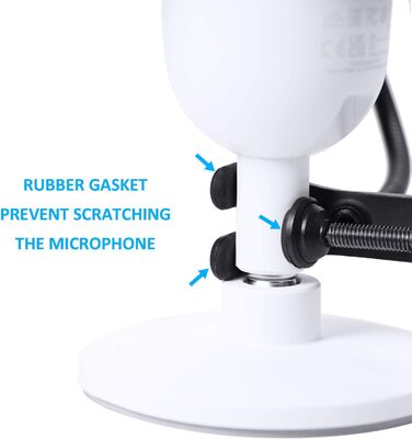 Тримач мікрофона YOUSHARES для Razer Seiren Mini та V3 Mini - професійний кріплення з поп-фільтром та вітрозахистом для геймінгу, стрімінгу та подкастингу