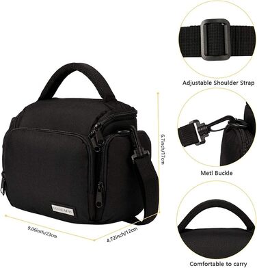 Сумка-рюкзак для фотокамери: сумка на плече, лінер, для фотографів. Підходить для щоденного використання