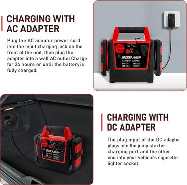 Пусковий пристрій для автомобіля TIREWELL 12V з вбудованим компресором для шин та USB-портом