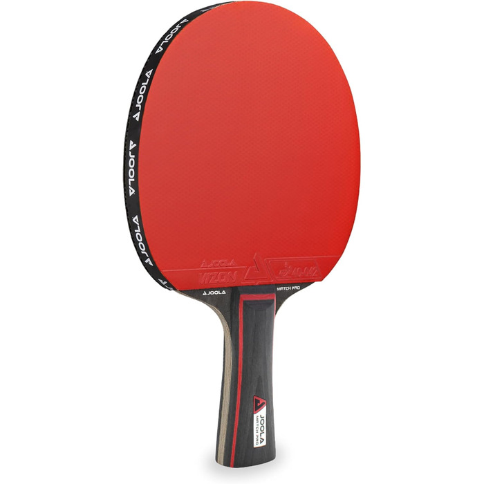 Тенісний стіл Joola Match PRO: схвалений ITTF, універсальний, змагальний стіл для пінг-понгу, 4 зірки, чорний/червоний, товщина гуми 1.8 мм