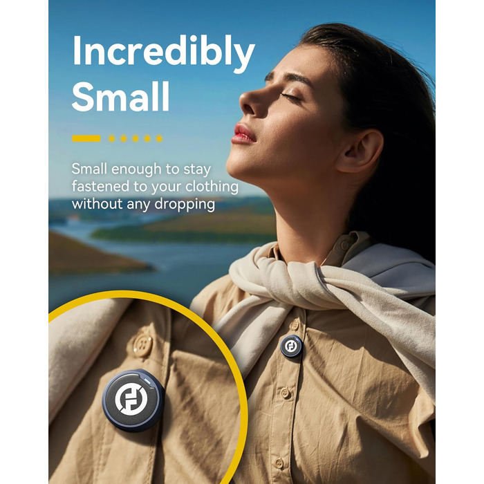 Hollyland Lark M2 бездротовий петличний мікрофон для iPhone 15/16/17 та Android, 300м радіус дії, Hi-Fi звук, шумозаглушення, 30 годин роботи, міні-мікрофон для відео (2TX + USB-C RX + чохол для зарядки) (Камера (2TX+1RX), Чорний)