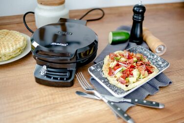 Steba Germany WE 1 Waffle Maker - Non-Stick, Adjustable Temperature, Folding Design