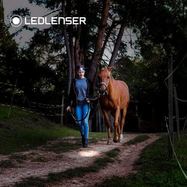 Налобний ліхтар Ledlenser H8R, 600 люмен, LED, акумуляторний, до 120 годин, червоне світло, у коробці