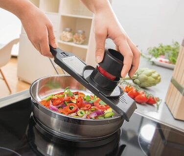 GEFU V-Hobel Julienne: ідеальний слайсер для овочів та фруктів, слайси та джулієни