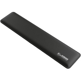 Підставка під зап'ястя для клавіатури Glorious Gaming Padded Keyboard Wrist Rest (Full Size, 17 мм) — м'яка тканинна основа, протиковзний гумовий низ, чорна, 440 x 100 x 17 мм