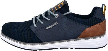 Чоловічі спортивні шнурівки Bugatti Man, напівчеревики, змінне устілка, темно-синій, 43 EU, 4100