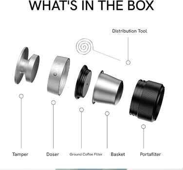 Nano Basket Plus, Portable Espresso Machine Accessories, Espresso Accessory Kit, for Double Shot, for On-the-Go or Camping