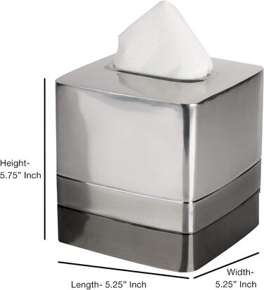 Набір аксесуарів для ванної кімнати Triune Elegante, 7 предметів, платина, нержавіюча сталь