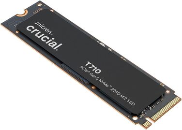 SSD Crucial M.2 NVMe PCIe 5.0 Gen5 x4 (4TB) - Внутрішній накопичувач для ноутбука та ПК, до 14900 МБ/с читання, 13700 МБ/с запису