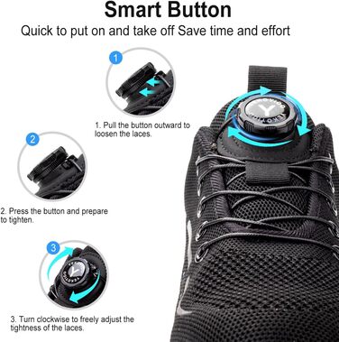 Робочі черевики для чоловіків та жінок. Зі сталевим підноском, легкі, спортивні, неслизькі, дихаючі, модні. Розміри 38-46 EU, 41 EU. Нова мультимодель.