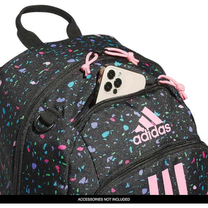 Рюкзак Adidas Creator для хлопчиків та дівчаток, Speckle Black/Bliss Pink/Black, 977617