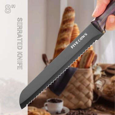 Набір кухонних ножів Messerblock 16 предметів з дерев'яною підставкою, дощечкою, захистом пальців, точилкою та кухонними ножицями. Професійний набір ножів для дому (зелений/рожевий)