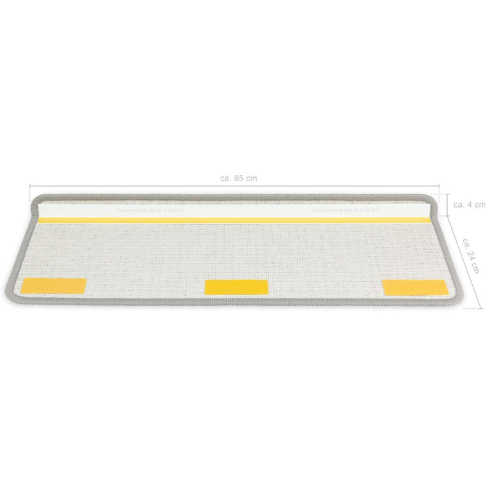 Kettelservice-Metzker Step Mats Monza Rectangular - various set variations & colors - Brown, 14 pieces