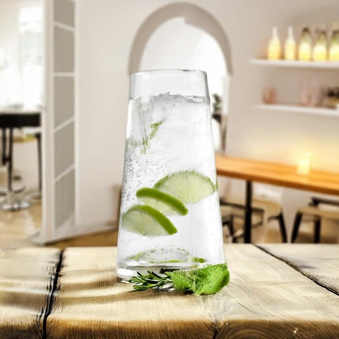 Stölzle Lausitz Long Drink Glasses Power 6-Piece Set 460ml – Elegant Highball Cocktail Glasses for Drinks, Water & Juices – High-Quality Long Drink Glasses Made of Crystal Glass – Dishwasher & Shockproof