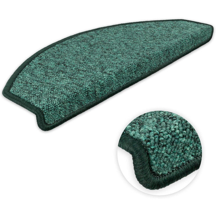 Ступінчасті килимки для сходів Rambo 15шт. набір, 17 кольорів (зелений)