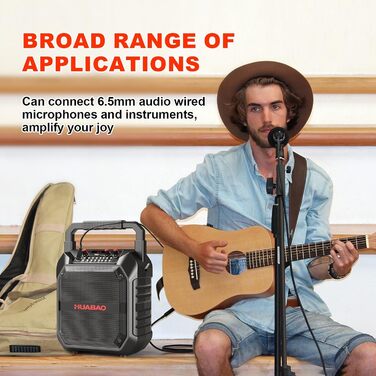 Портативна караоке-машина з Bluetooth, мікрофоном та підключенням TF/USB/FM/AUX для дому та вечірок (2 мікрофони)