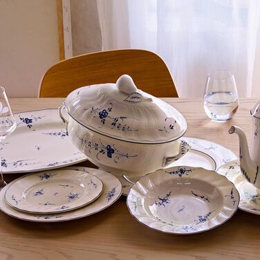 Терін Villeroy & Boch Vieux Luxembourg, преміум порцеляна, білий/синій