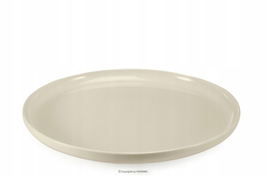 Обідній сервіз Konsimo Victo, бежевий глянцевий, набір на 6 осіб (18 предметів)