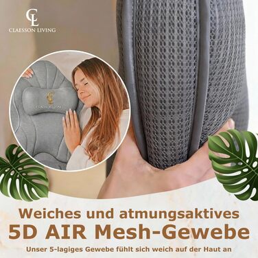 Подушка для ванни повного тіла 126x41см з підголовником - килимок для ванни з підтримкою шиї, спини та ніг. Біла (антрацит). З мішком для прання та гачком для сушки.