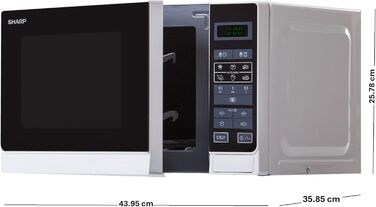 Мікрохвильова піч Sharp R242INW срібна
