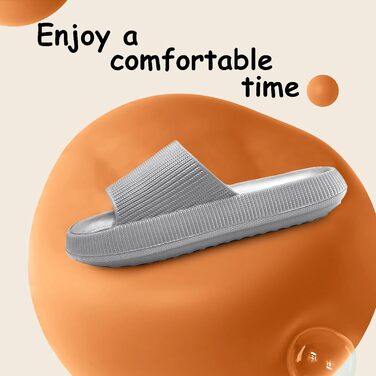 Тапочки для дому Donpapa: зручні, неслизькі, літні, для чоловіків та жінок (42/43 EU, сірий)