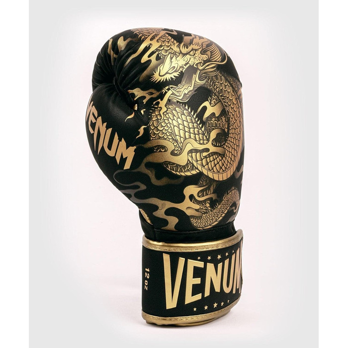 Боксерські рукавички Venum Dragon's Flight, 16 Oz, чорний/бронзовий