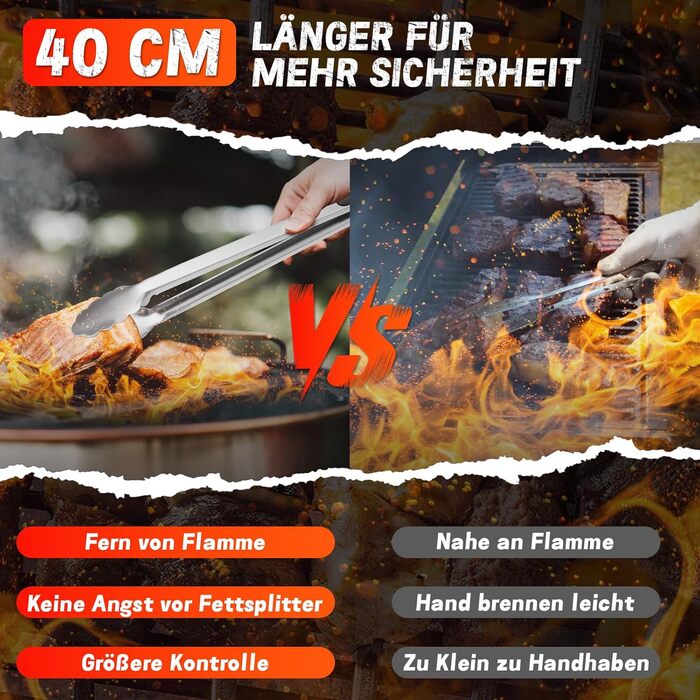 Набір аксесуарів для гриля PURPLEBIRD 31 предмет – Преміум набір гриль-посуду з нержавіючої сталі для чоловіків та жінок з сумкою, килимком для гриля, для саду, кемпінгу та дня народження (Сріблястий)