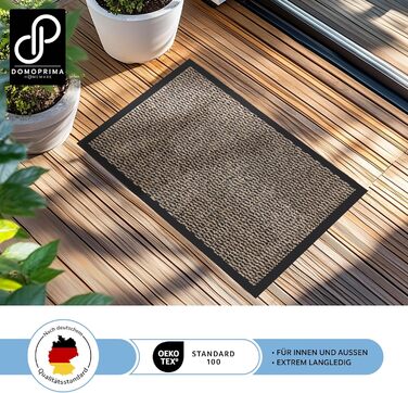 Commercial Grade Entrance Mat - 90x150cm - Non-Slip, Weatherproof, Washable Entrance Mat for Indoor/Outdoor Use