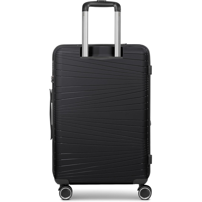 Набір валіз Franky Dallas 3.0 (3 шт.) | Чорний | TSA-замок, 4 колеса, об'єм 36/60/92 л