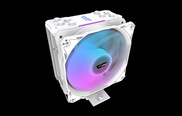 Кулер для процесора darkFlash Z4 Pro Mist White, 4-pin PWM, 5V 3-pin aRGB