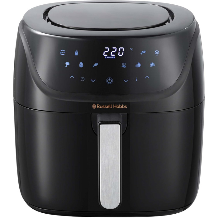 Фритюрниця Russell Hobbs SatisFry XXL 8л Rapid AirFryer: 7 функцій, 10 програм, без олії, гриль, випічка, смаження