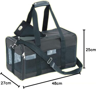 Сумка Nobby Tasche SILAN чорна, 44 x 27 x 25 см, 1 шт.