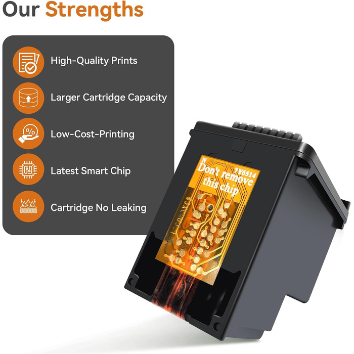 Комплект картриджів 302 XL для принтерів HP Envy 4520, 4522, 4525, 4527, Officejet 3830, 3831, 4650, 5230, DeskJet 1110, 2130, 3630, 3636, 3639 (чорний, кольоровий)