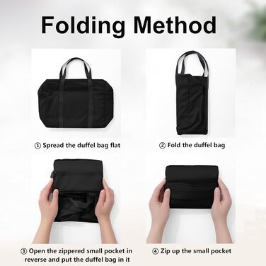 Органайзер для валіз 12 шт., водовідштовхувальний набір пакувальних кубиків, туристичний органайзер для багажу, сімейні подорожі, зберігання вдома (Чорний 1x маленький кубик + 1x 20л складана ручна сумка)