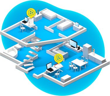 FRITZ!Repeater 3000 AX - Wi-Fi 6 репітер з трьома радіомодулями (до 4200 Мбіт/с)