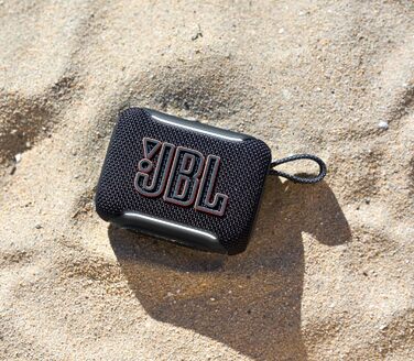 JBL GO 5: Портативна Bluetooth колонка, чорна. Водонепроникна, до 10 годин роботи, потужний бас