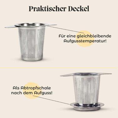 Tea filter Teegeschwister 2 pcs stainless steel