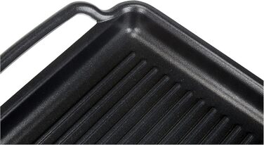 Гриль-плита BRA Solid з тефлоновим покриттям 40x28 см, чорна