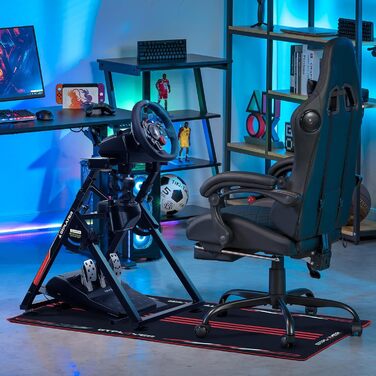 Підставка для керма GTPLAYER для гоночних ігор PS4, Xbox, PC - з кріпленням для перемикача передач (Помаранчевий)
