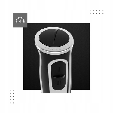 Ручний блендер Vertenz Titan 600 Вт, чорний