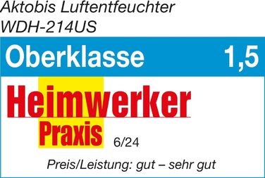 Зволожувач повітря Aktobis WDH-106LE - тихий, потужний (16 л/добу)