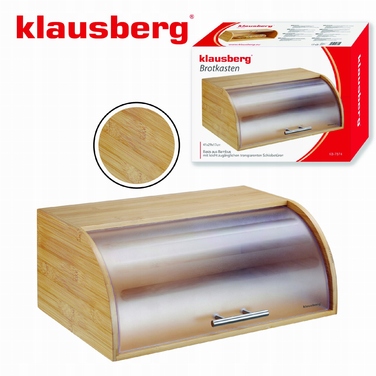 Односекційний хлібниця Klausberg, бамбук, коричневий