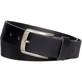 Чорний шкіряний ремінь Vascavi® з натуральної шкіри, 4 см, регульований, Made in Germany, для жінок та чоловіків