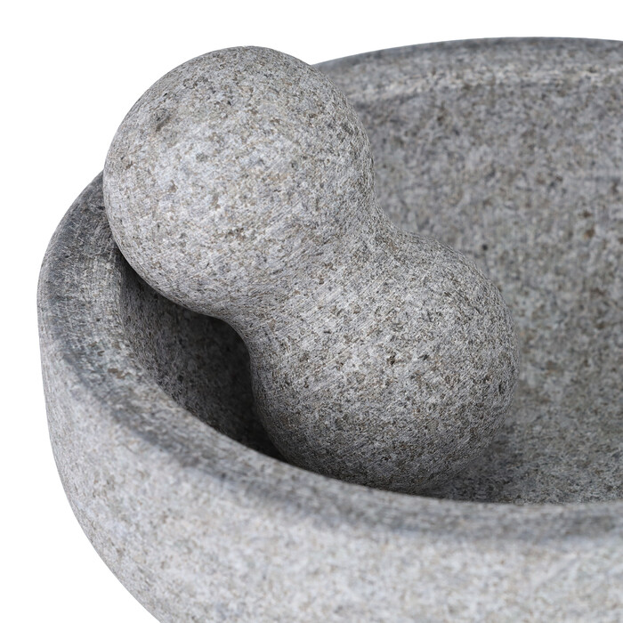 Relaxdays Granite Mortar and Pestle