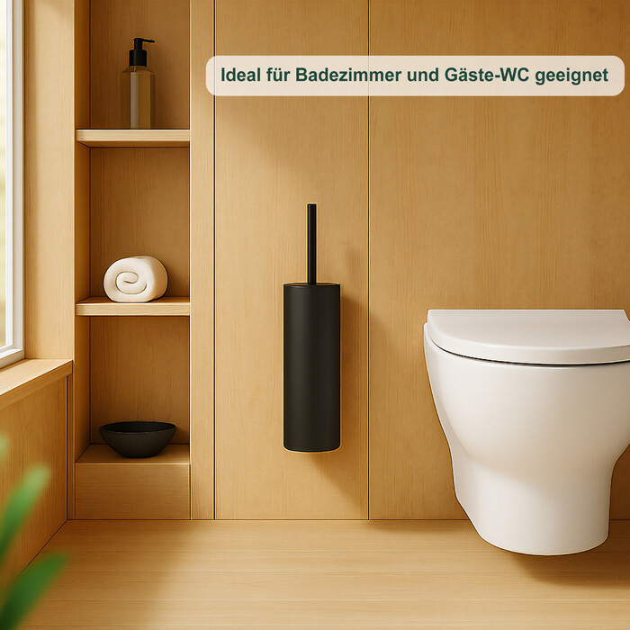 Relaxdays Toilet Brush with Wall Holder