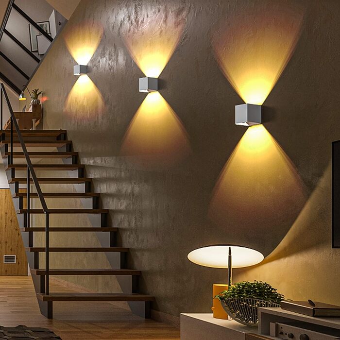 Настінний світильник YrgePowk 2 шт. з LED лампою G9, тепле світло 3000K, IP65, регульований кут освітлення, чорний