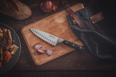 Ніроста Трініті 34 см - професійний кухонний ніж з нержавіючої сталі з гострим лезом та захистом пальців